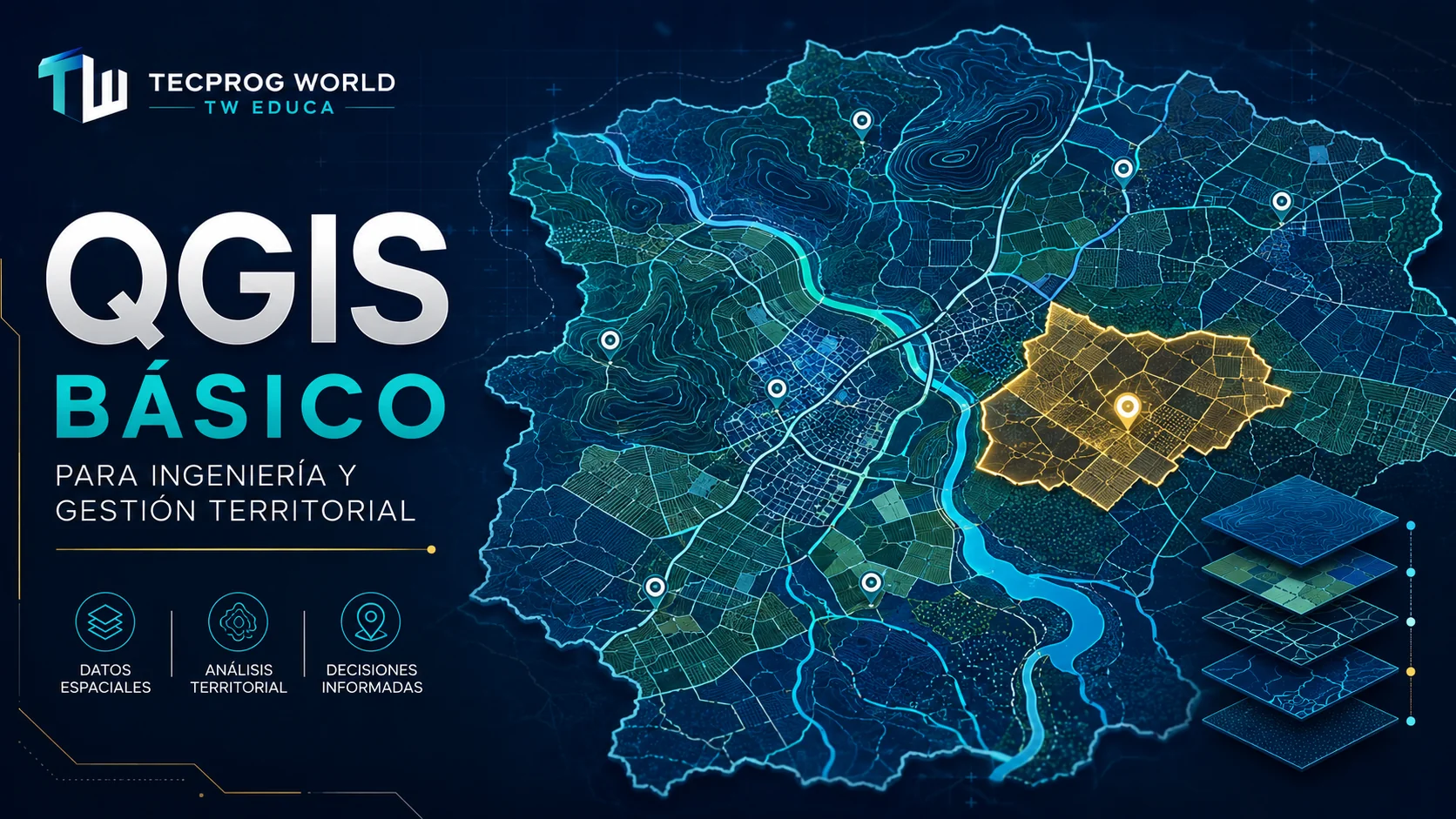 Miniatura del compendio QGIS Básico para Ingeniería y Gestión Territorial
