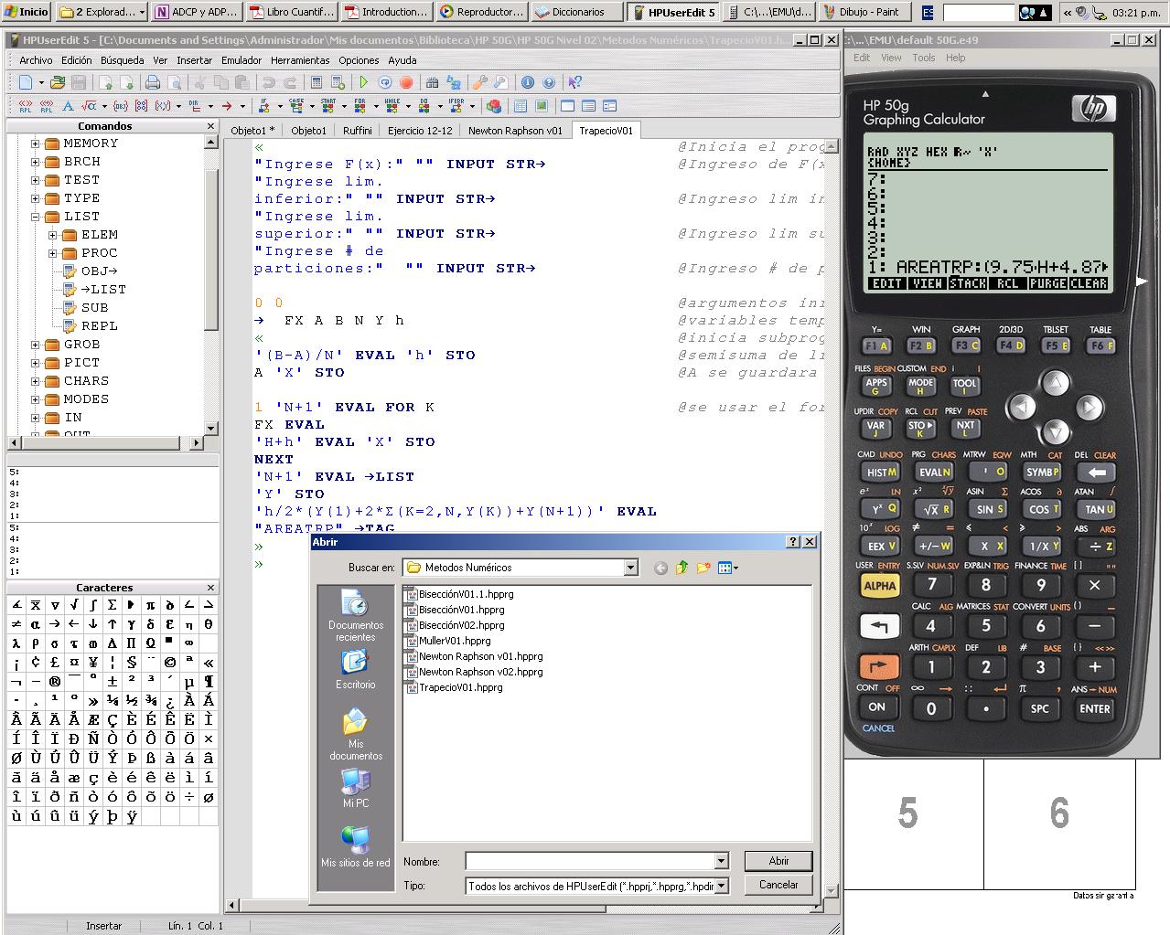 Programacion HP 50G